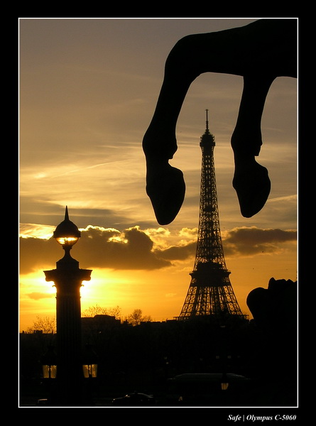 2006 - 02 - Coucher de soleil sur paris 03.JPG